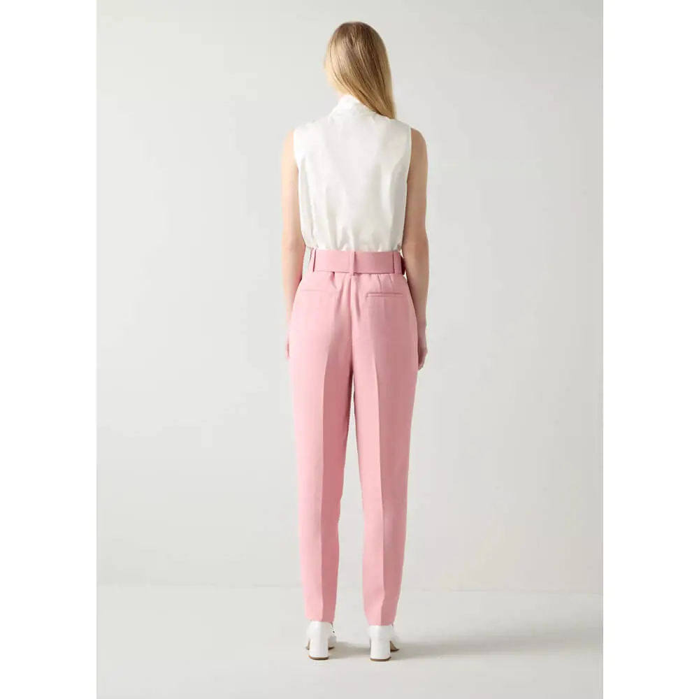 LK Bennett Florian White Cotton Blouse